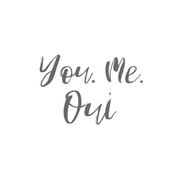 You Me Oui Gray Handwriting Maturi Size: 91cm H x 91cm W x 3.8cm D on Productcaster.