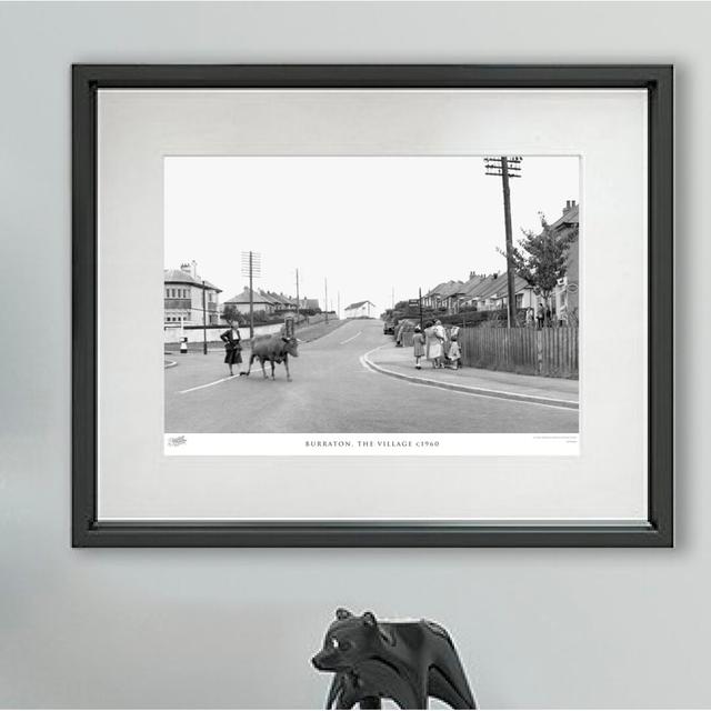 'Burraton, the Village C1960' - Picture Frame Photograph Print on Paper The Francis Frith Collection Size: 60cm H x 80cm W x 2.3cm D on Productcaster.