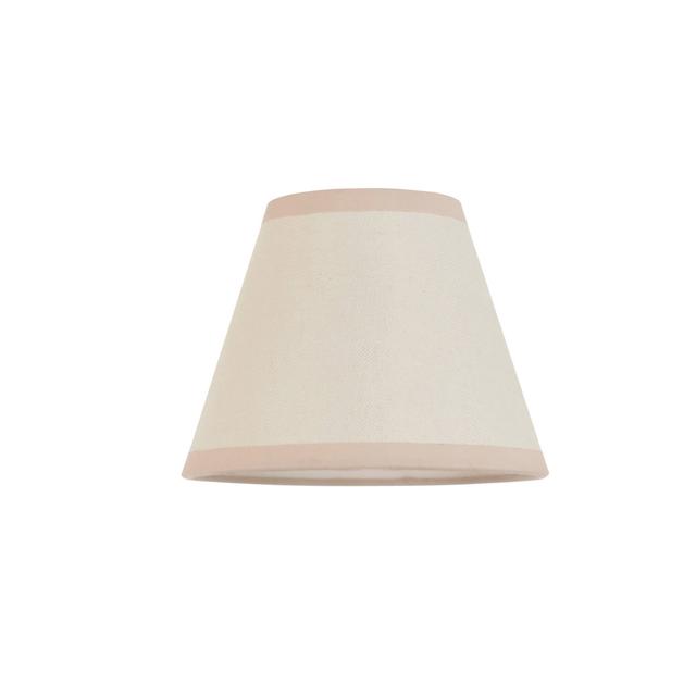 Ivy 16cm Tapered Lamp Shade finished in Vintage White Heritage Hues on Productcaster.