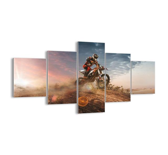 For Victory - 5 Piece Unframed Photograph Print Set on Glass Ebern Designs Size: 70cm H x 125cm W x 1.8cm D on Productcaster.