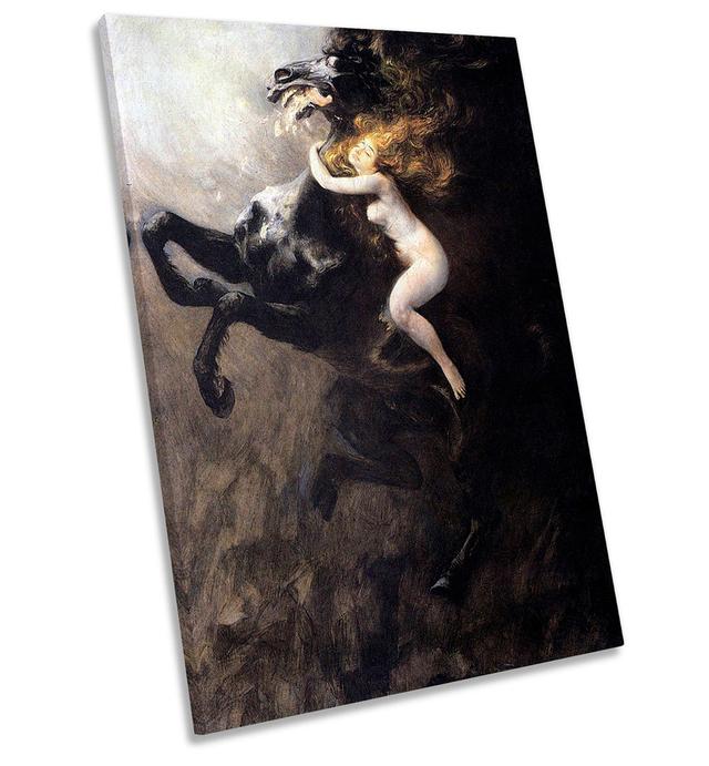 X7586 Wladyslaw Podkowinski Ecstasy - Wrapped Canvas Painting Astoria Grand Size: 45.7cm H x 30.5cm W x 2cm D on Productcaster.