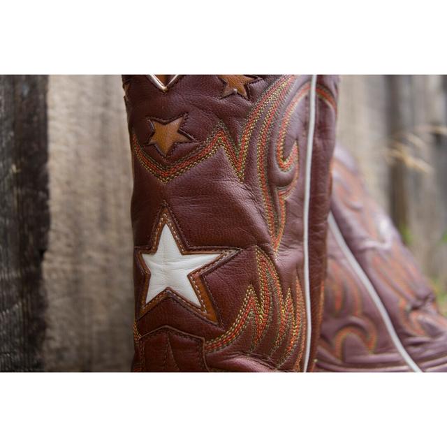 Boots with Star by Sisa Jasper - Wrapped Canvas Photograph Gracie Oaks Size: 51cm H x 76cm W on Productcaster.