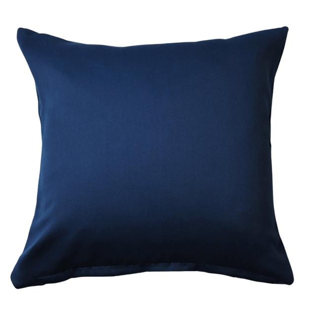 Klairissa Square Scatter Cushion with Filling 17 Stories Colour: Navy on Productcaster.