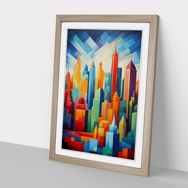 Skyline - Print Brambly Cottage Size: 46cm H x 34cm W, Format: Oak Framed on Productcaster.