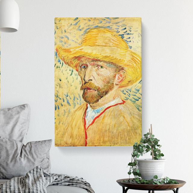 Self-Portrait Vol.4 by Vincent Van Gogh - Wrapped Canvas Painting East Urban Home Size: 60cm H x 40cm W x 3cm D on Productcaster.