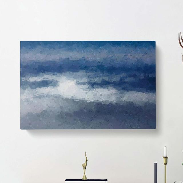 Mist of Time in Abstract - Wrapped Canvas Graphic Art Print East Urban Home Size: 60cm H x 91cm W x 3cm D on Productcaster.