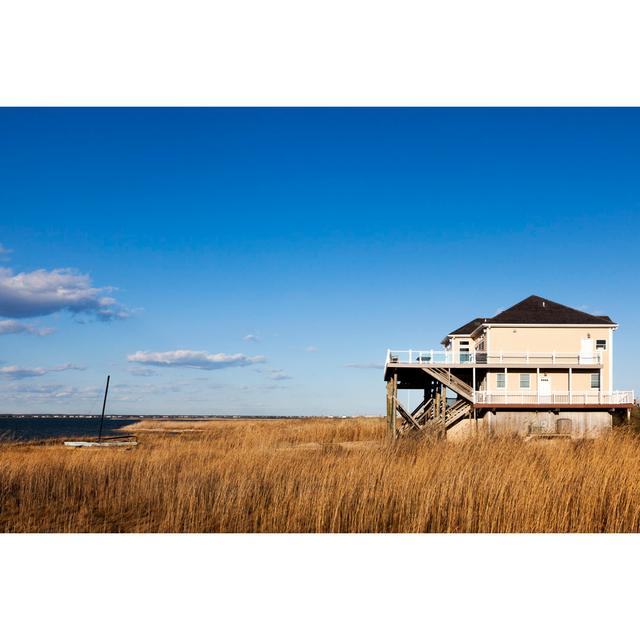 House on the Shore Hamptons Long Island by Mikerega - Wrapped Canvas Photograph Ebern Designs Size: 51cm H x 76cm W x 3.8cm D on Productcaster.