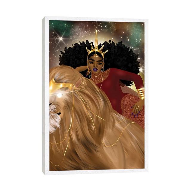 A Regal Story - Print on Canvas Ebern Designs Format: White Framed, Size: 101.6cm H x 66.04cm W x 3.81cm D on Productcaster.