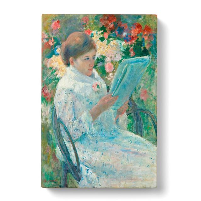 On A Balcony by Mary Cassatt - Wrapped Canvas Painting East Urban Home Size: 50cm H x 35cm W x 3cm D on Productcaster.