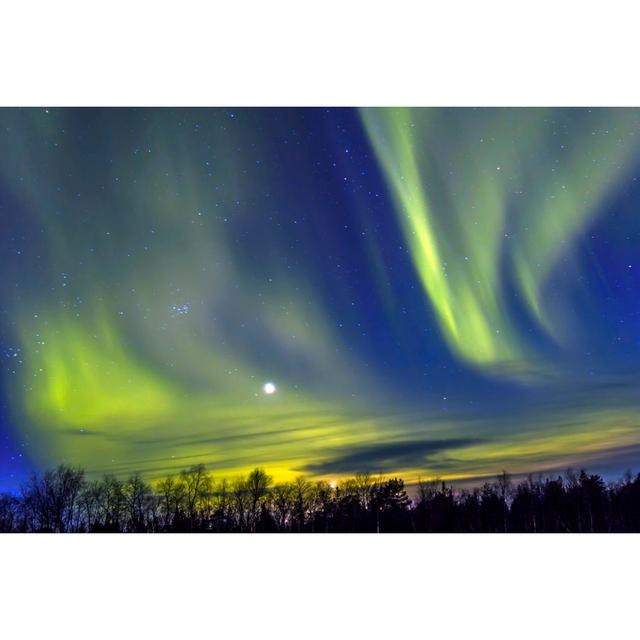 Cicily Northern Lights by Meinzahn - Print 17 Stories Size: 81cm H x 122cm W x 3.8cm D on Productcaster.