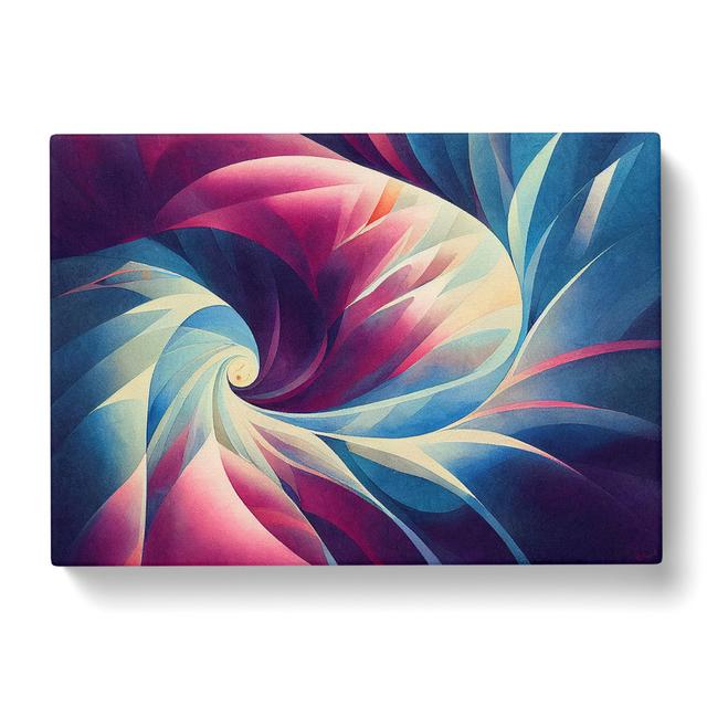 Supreme Abstract Fractals - Wrapped Canvas Graphic Art Metro Lane Size: 40cm H x 60cm W x 3cm D on Productcaster.