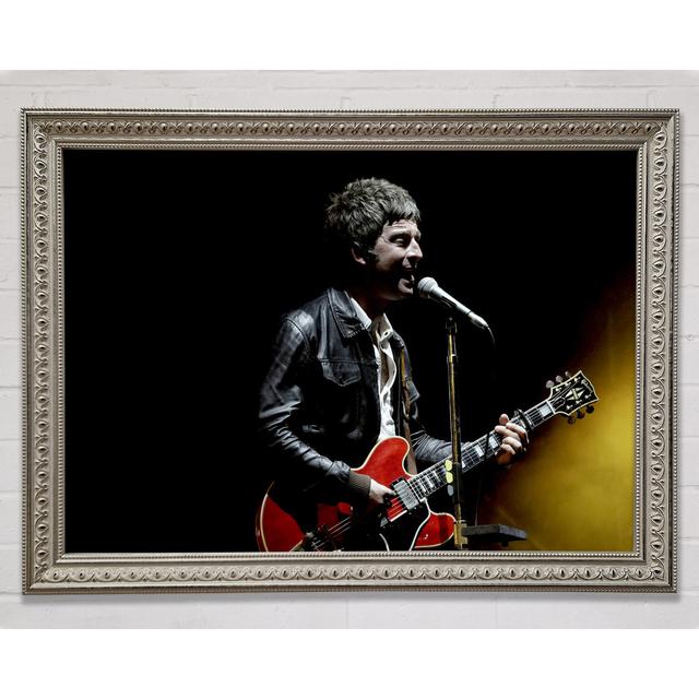 Noel Gallagher On Stage - Single Picture Frame Art Prints Bright Star Size: 59.7cm H x 84.1cm W on Productcaster.