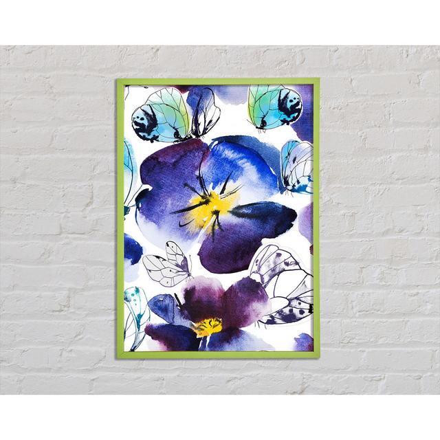 Alvarie Butterfly Heaven - Single Picture Frame Art Prints Ophelia & Co. Size: 29.7cm H x 42cm W x 2cm D on Productcaster.