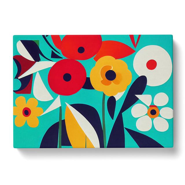 Inspiring Flowers - Wrapped Canvas Graphic Art ClassicLiving Size: 40cm H x 60cm W x 3cm D on Productcaster.