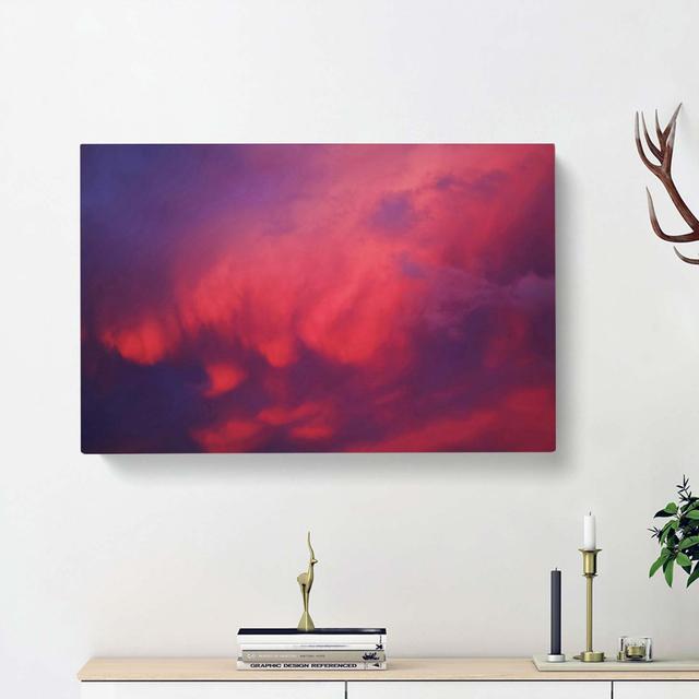 Passionate Sky - Wrapped Canvas Print East Urban Home Size: 40cm H x 60cm W x 3cm D on Productcaster.