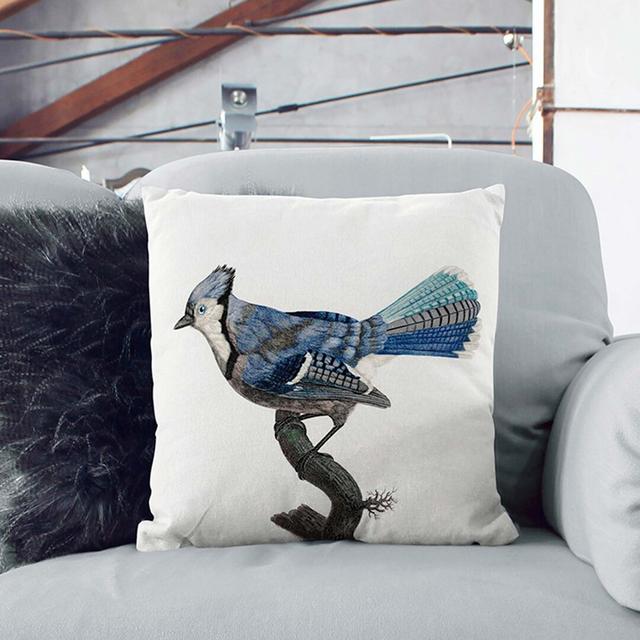 Blue Jay Bird By Jacques Barraband East Urban Home Size: 55cm H x 55cm W x 20cm D, Backing Colour: White on Productcaster.