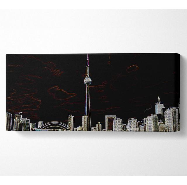 New Zealand Psychedelic - Wrapped Canvas Art Prints Ebern Designs Size: 71cm H x 162.5cm W x 10cm D on Productcaster.