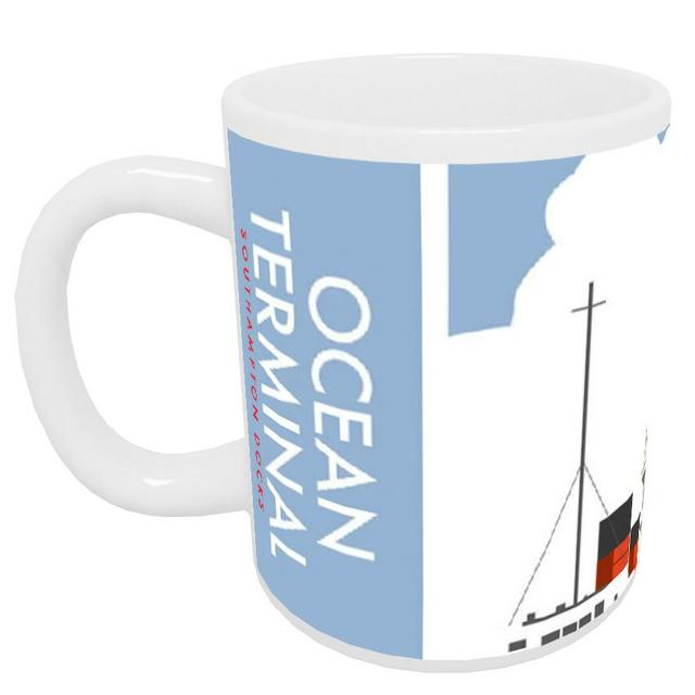 Derek Ocean Terminal, Southampton Docks, Hampshire Mug Maturi on Productcaster.