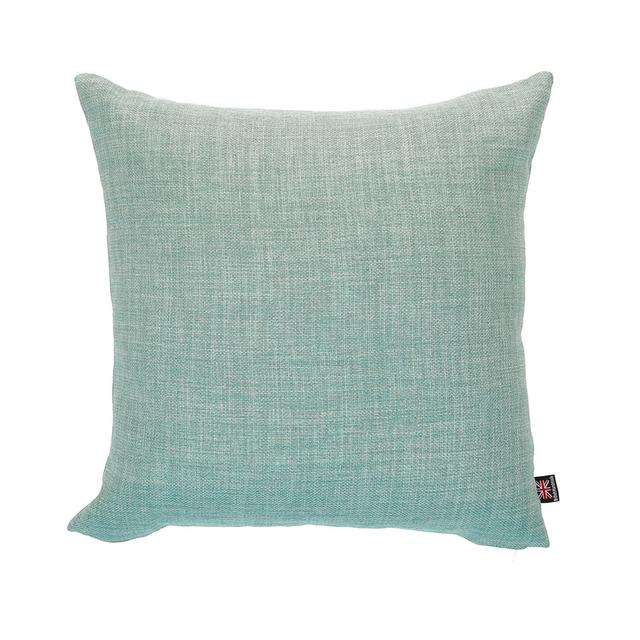 Mitre Square Throw Cushion Ebern Designs Size: 43cm x 43cm, Colour: Duck Egg on Productcaster.