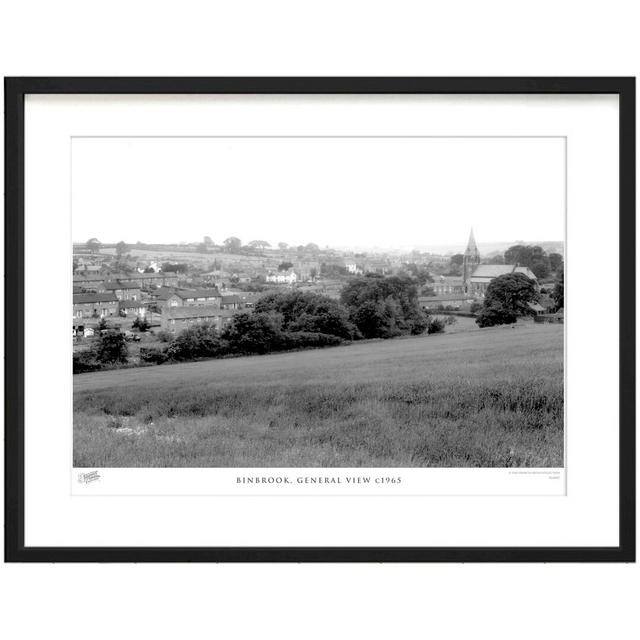 'Binbrook, General View C1965' - Picture Frame Photograph Print on Paper The Francis Frith Collection Size: 31.5cm H x 38.8cm W x 2.3cm D on Productcaster.