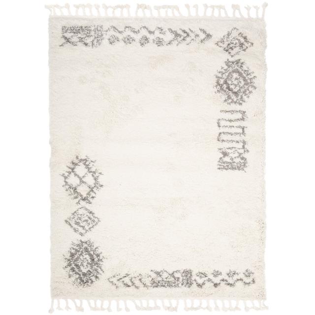 Fisk Machine Woven Cream/Grey Rug Natur Pur Rug Size: Rectangle 200 x 300cm on Productcaster.