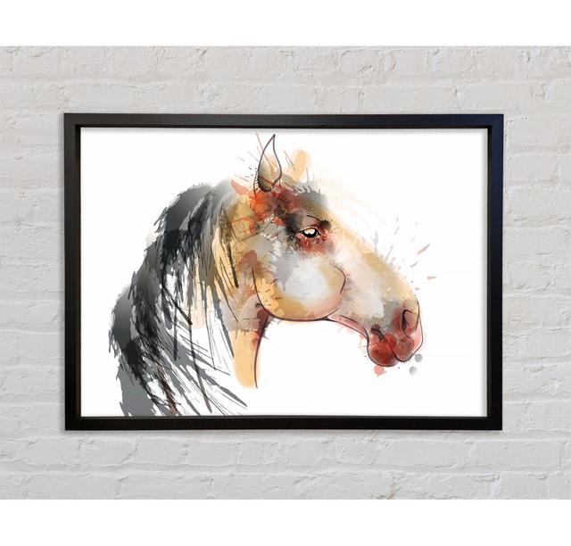 Horse Mane Framed Print Bright Star Size: 84.1cm H x 118.9cm W on Productcaster.