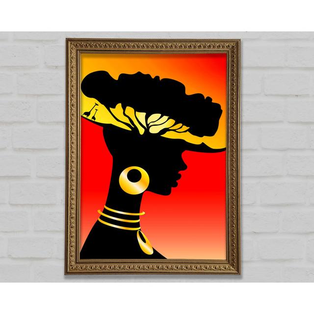 African Female Home Lands - Print Rosalind Wheeler Size: 59.7cm H x 42cm W x 3cm D on Productcaster.