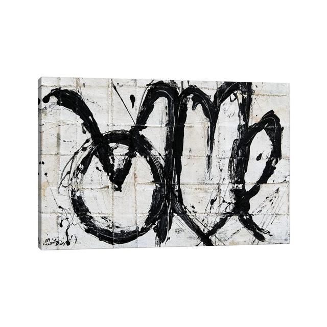 Taurus & Virgo Love Signs by Erin Ashley - Wrapped Canvas Art Prints Metro Lane Size: 66.04cm H x 101.6cm W x 1.91cm D on Productcaster.