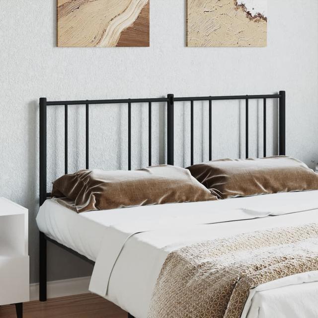 Aimun Metal Headboard Borough Wharf Size: Double (4'6) on Productcaster.