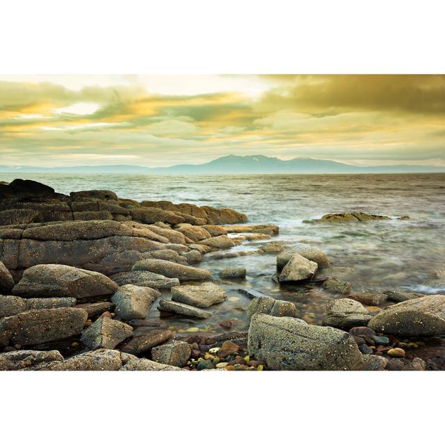 Sunset In Scotland by Xavierarnau - No Frame Art Prints on Canvas Beachcrest Home Size: 20cm H x 30cm W on Productcaster.