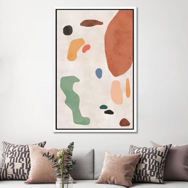 Organic Thin Shapes - Print on Canvas Ebern Designs Format: White Framed, Size: 152.4cm H x 101.6cm W x 3.81cm D on Productcaster.