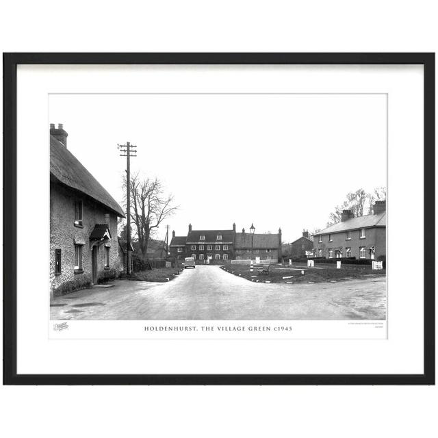 'Holdenhurst, the Village Green C1945' by Francis Frith - Picture Frame Photograph Print on Paper The Francis Frith Collection Size: 45cm H x 60cm W x on Productcaster.