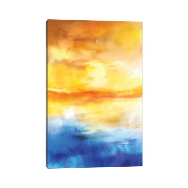 Abstract Sunset Artwork I Ivy Bronx Size: 45.72cm H x 30.48cm W on Productcaster.