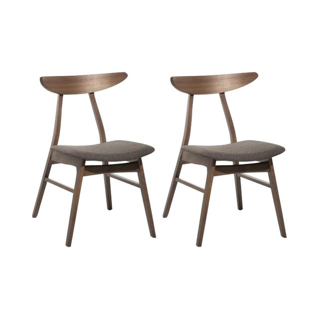 Steve Solid Wood Dining Chair (Set of 2) George Oliver on Productcaster.