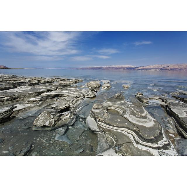 Cribb Dead Sea Mud by EdwardShtern - Wrapped Canvas Photograph House of Hampton Size: 61cm H x 91cm W x 3.8cm D on Productcaster.