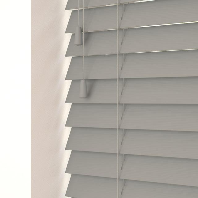 Semi-Sheer Venetian Blind Symple Stuff Finish: Volcanic Grey, Size: 130 cm L x 35 cm W on Productcaster.