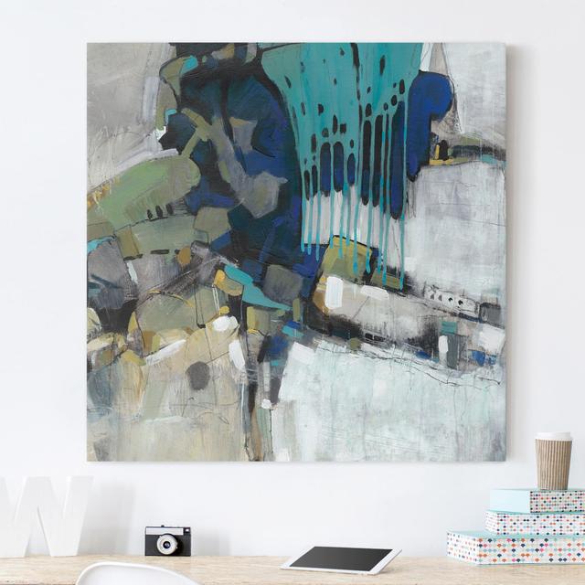 Separation Turquoise I - Wrapped Canvas Graphic Art Print Ivy Bronx Size: 60cm H x 60cm W, Format: 260g/m² canvas on Productcaster.