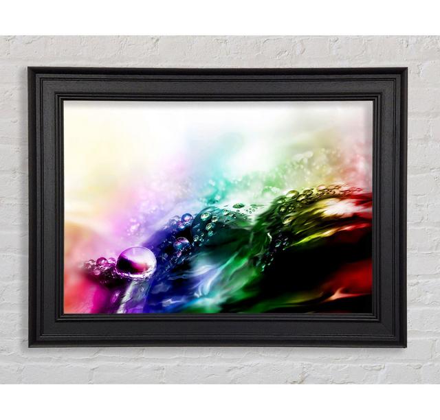 Liquid Diamonds Framed Print Metro Lane Size: 29.7cm H x 42cm W on Productcaster.