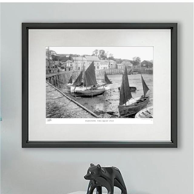 Padstow, The Quay 1923 - Single Picture Frame Print The Francis Frith Collection Size: 40cm H x 50cm W x 2.3cm D on Productcaster.