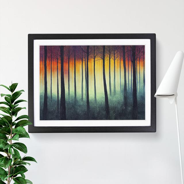 Forest of Colour Vol.1 - Picture Frame Graphic Art Alpen Home Frame Colour: Black Framed, Size: 34cm H x 46cm W x 2cm D on Productcaster.