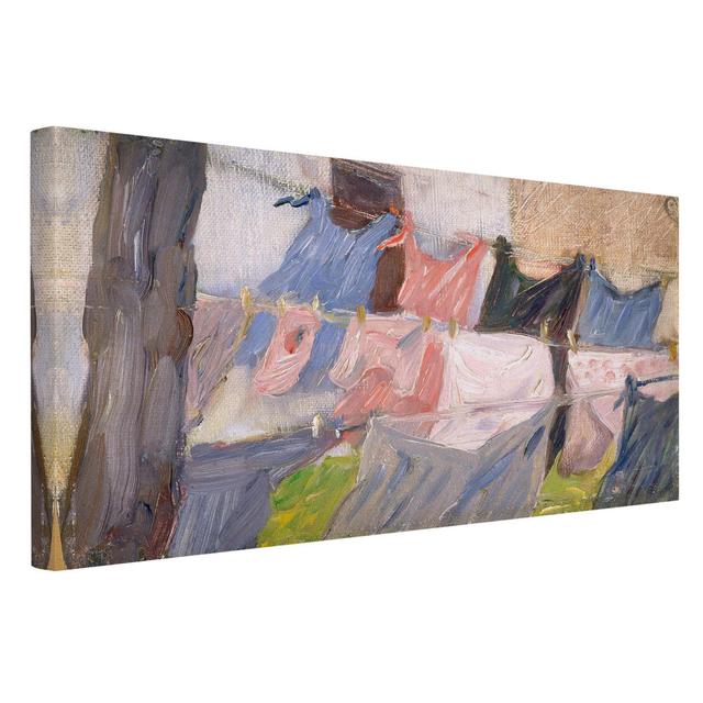 Leinwandbild Flatternde Wäsche im Wind von Franz Marc Rosalind Wheeler Größe: 60cm H x 120cm B on Productcaster.