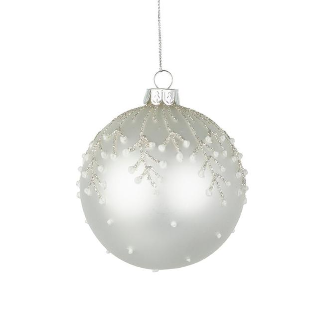 Glass Bauble (Set of 4) The Seasonal Aisle on Productcaster.