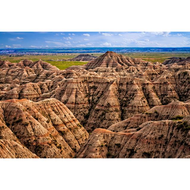 Badlands National Park by StevenSchremp - Wrapped Canvas Print Alpen Home Size: 30cm H x 46cm W on Productcaster.