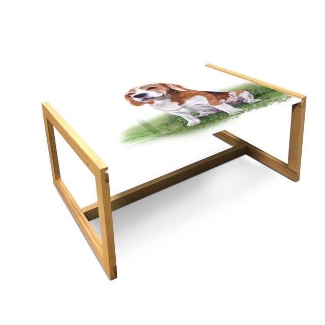 Jahnyia Sled Coffee Table East Urban Home Size: 40cm H x 91cm W x 62cm D on Productcaster.