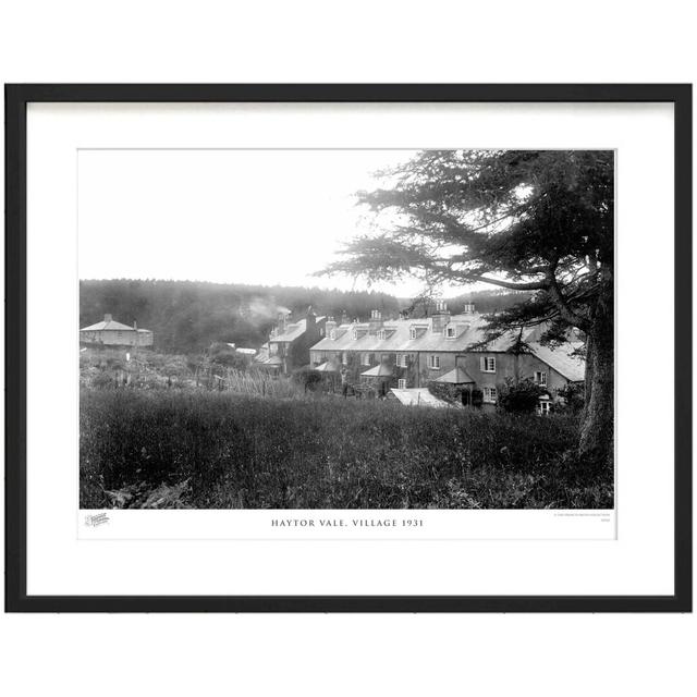 Haytor Vale, Village 1931 - Single Picture Frame Print The Francis Frith Collection Size: 40cm H x 50cm W x 2.3cm D on Productcaster.