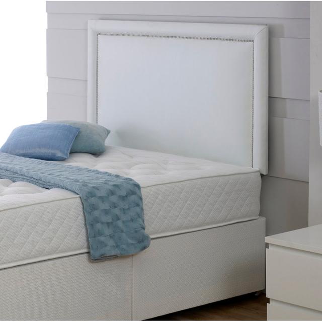 Strout Upholstered Headboard Latitude Run Size: Double (4'6) on Productcaster.