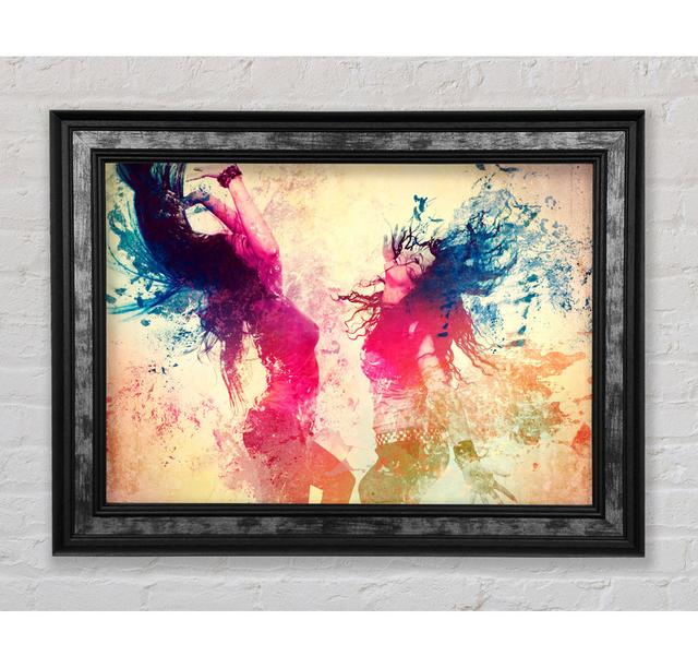 Party Framed Print Ivy Bronx Size: 84.1cm H x 142.2cm W x 8cm D on Productcaster.