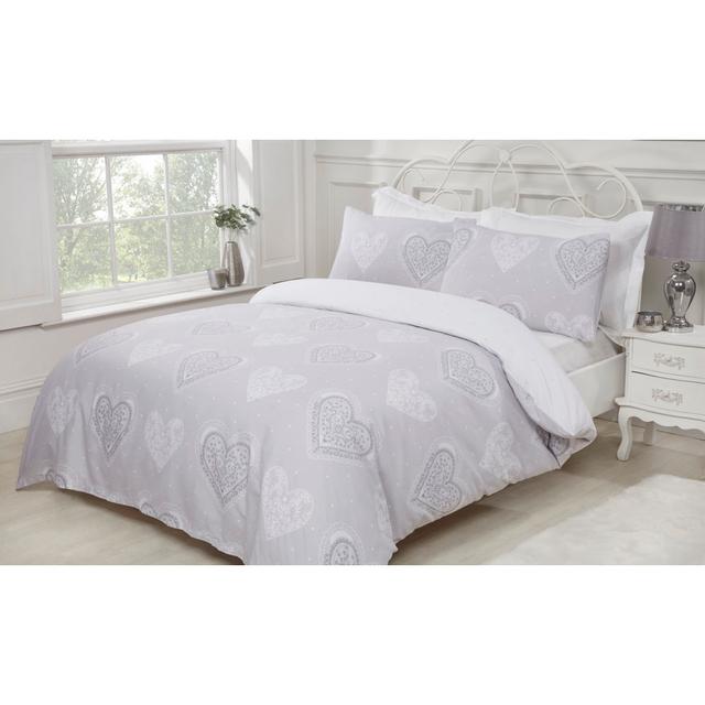 Chirlin Cotton Blend Duvet Cover Set Latitude Vive Size: King Duvet Cover + 2 Standard Pillowcases on Productcaster.