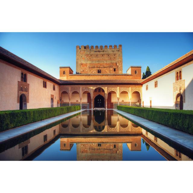 Alhambra Palace, Spain - Wrapped Canvas Print Brambly Cottage Size: 81cm H x 122cm W x 3.8cm D on Productcaster.