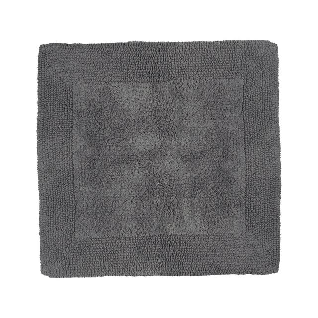 Nagelly Square Bath Mat 17 Stories Colour: Charcoal on Productcaster.